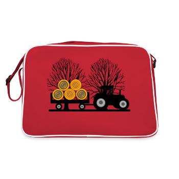 Tracteur - Sac Retro - rouge/blanc - Dos