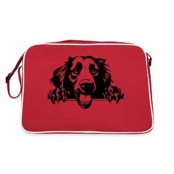 Retriever fidèle - Sac Retro - rouge/blanc - Dos