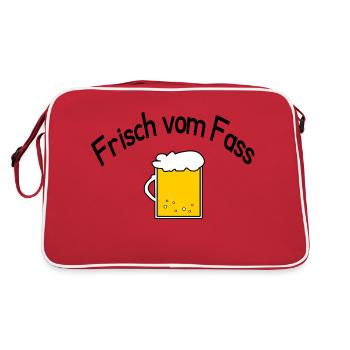 Frais du tonneau - Sac Retro - rouge/blanc - Dos
