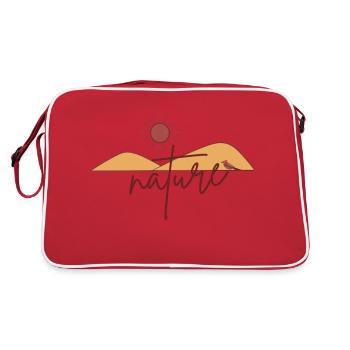 Nature - Retro Bag - red/white - Back