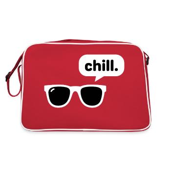 Chill. - Cool Sunglasses - Retro Bag - red/white - Back