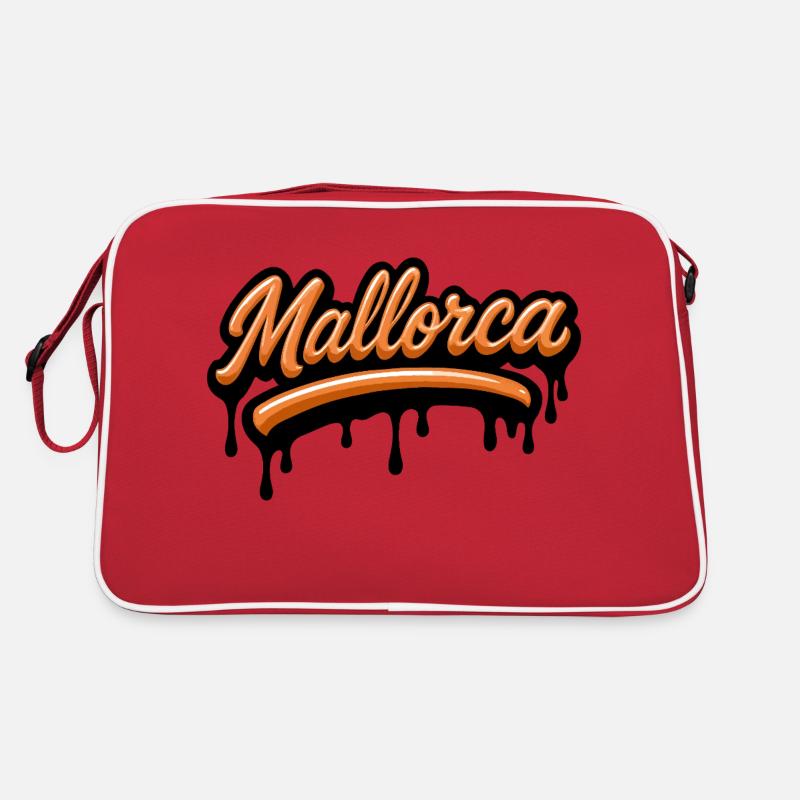 Lettrage de Majorque Sac Retro