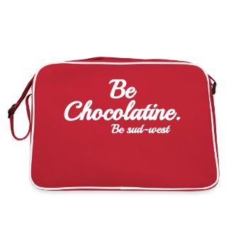 Be chocolatine - Sac Retro - rouge/blanc - Dos