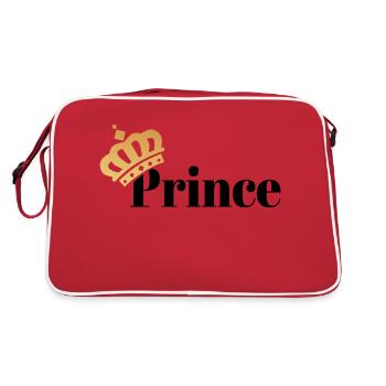 Prince - Retro Tasche - Rot/Weiß - Hinten