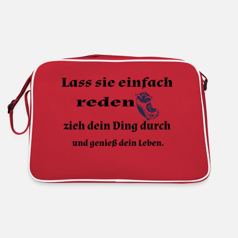 Lass sie einfach... Retro Tasche