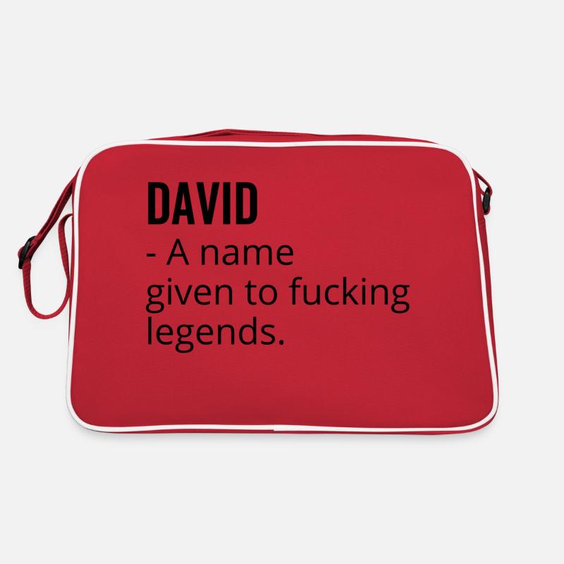 David a Name Given to Fucking Legends Retro Bag