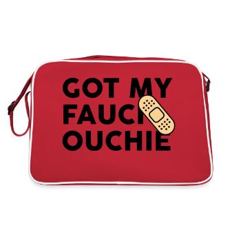#Vaccinated - Retro Bag - red/white - Back
