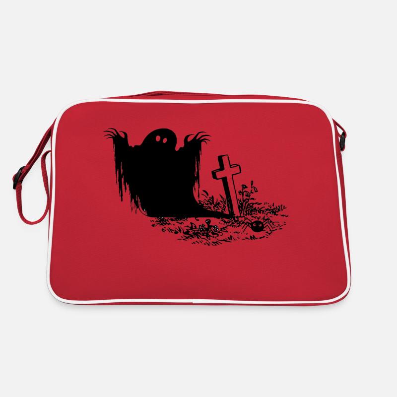 Geist - Retro Tasche - Rot/Weiß