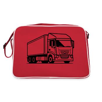 Truck Driver Truck Truck - Retro Bag - red/white - Back