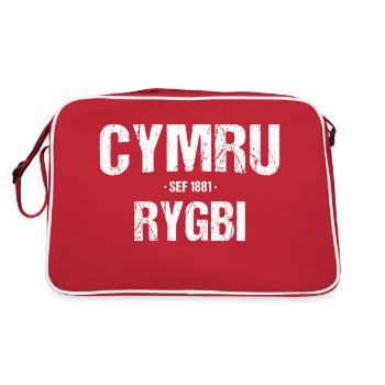 Undeb Rygbi Cymru - Retro Bag - red/white - Back