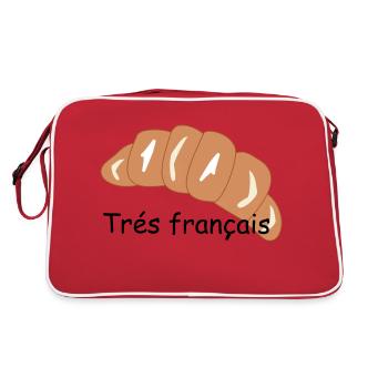 Tres français - Retro Bag - red/white - Back