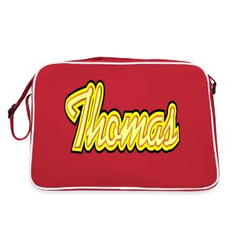 thomas2b - Retro Bag - red/white - Back