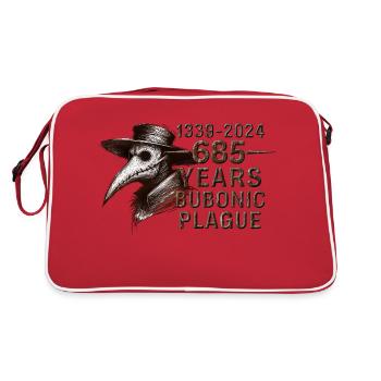 Peste éternelle - Sac Retro - rouge/blanc - Dos