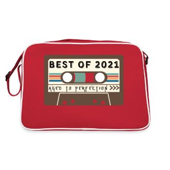 Best of 2021 - Retro Bag - red/white - Back