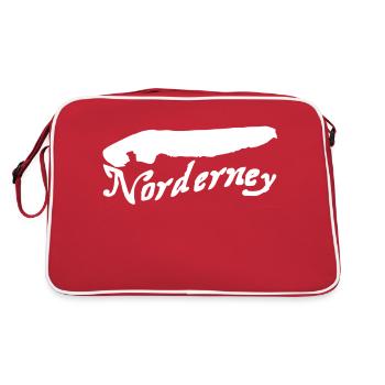 Tatouage Norderney - Sac Retro - rouge/blanc - Dos