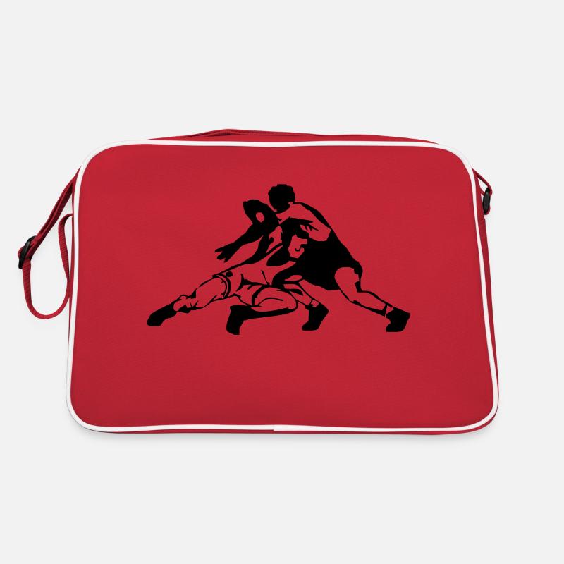 Ringer - Retro Tasche - Rot/Weiß