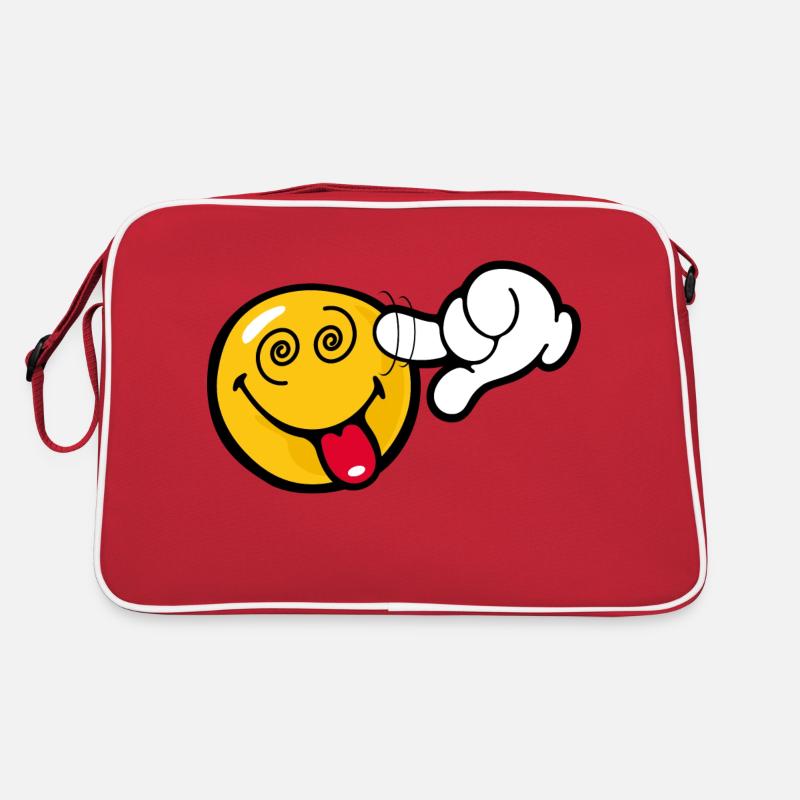 Smiley Stupid Retro Tasche