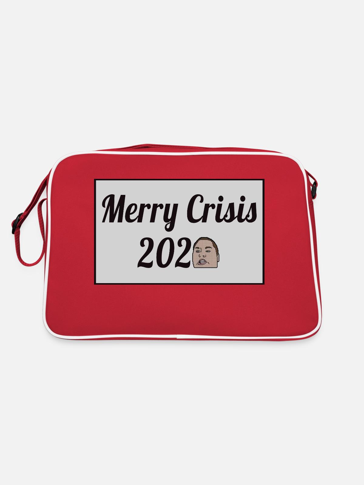 Joyeuse crise 2020 - Sac Retro - rouge/blanc - Dos