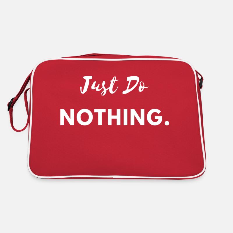 Just Do Nothing Retro Bag