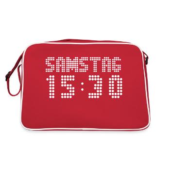 Saturday 3 3 pm Football Bundesliga Turf - Retro Bag - red/white - Back