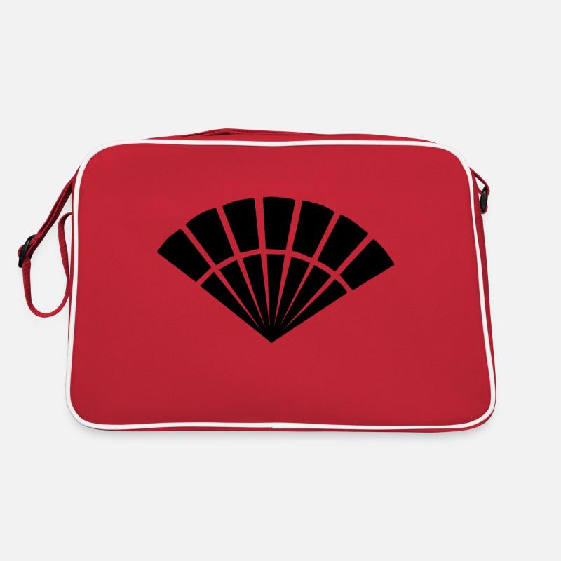 Japanisches Symbol, Fächer Retro Tasche