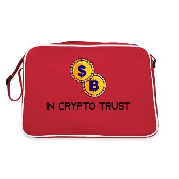 Bitcoin Trading Crypto Stocks - Sac Retro - rouge/blanc - Dos