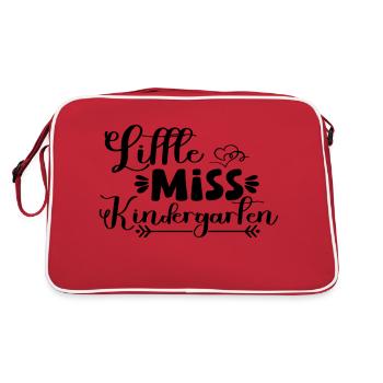 Little Miss Kindergarten - Retro Bag - red/white - Back