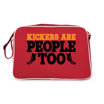 Kickers Are People Too 20 - Retro Bag - red/white - Back