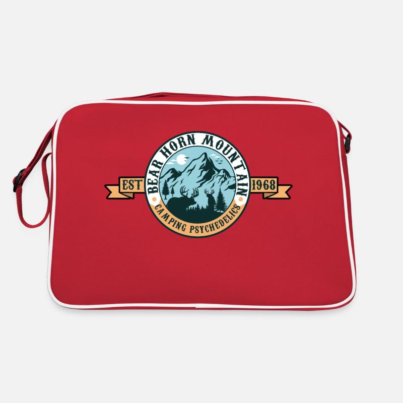 Bear Horn Mountain - Camping Psychedelics Retro Bag