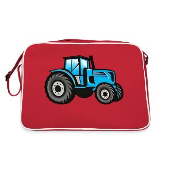 Tracteur Big Blue - Sac Retro - rouge/blanc - Dos