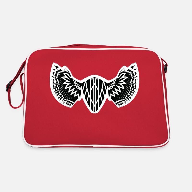 The Mystical Winged Ancient Shield Retro Bag