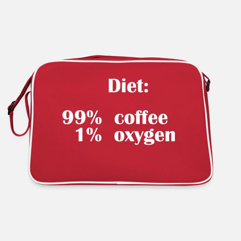 Le régime alimentaire est composé à 99 % de café mais seulement à 1 % d’oxygène Sac Retro
