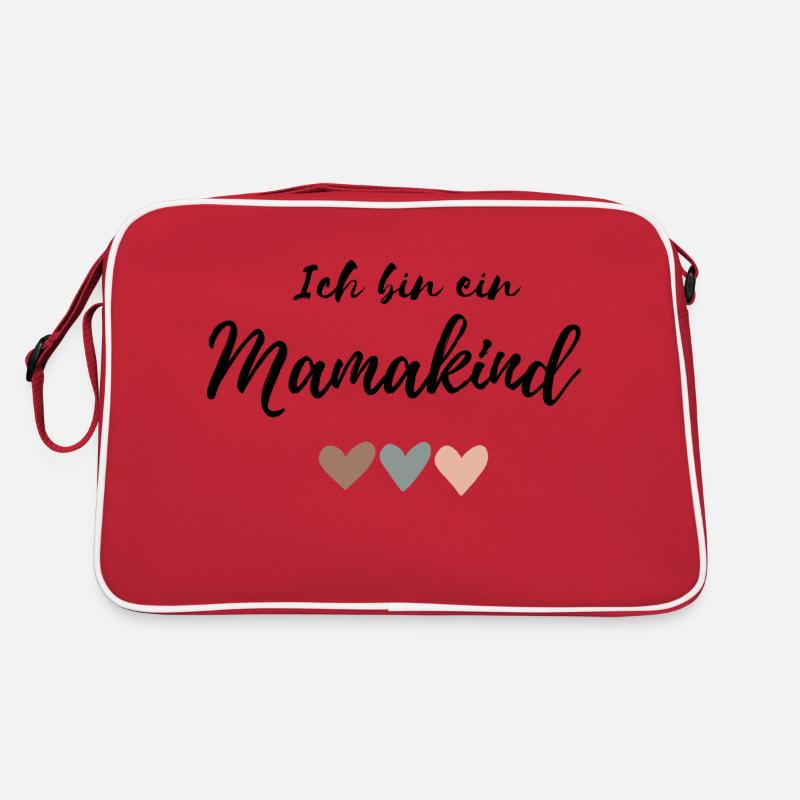 Ich bin ein Mamakind Retro Tasche