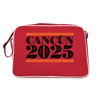 Cancún 2025 - Sac Retro - rouge/blanc - Dos