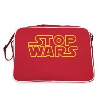 stop wars starlight outline - Retro Bag - red/white - Back