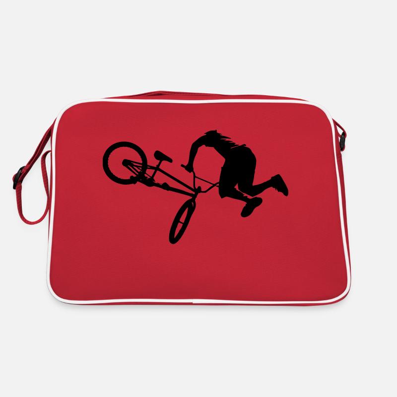 bmX - Sac Retro - rouge/blanc