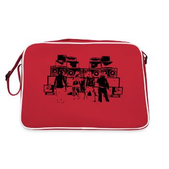 sound system free People - Sac Retro - rouge/blanc - Dos