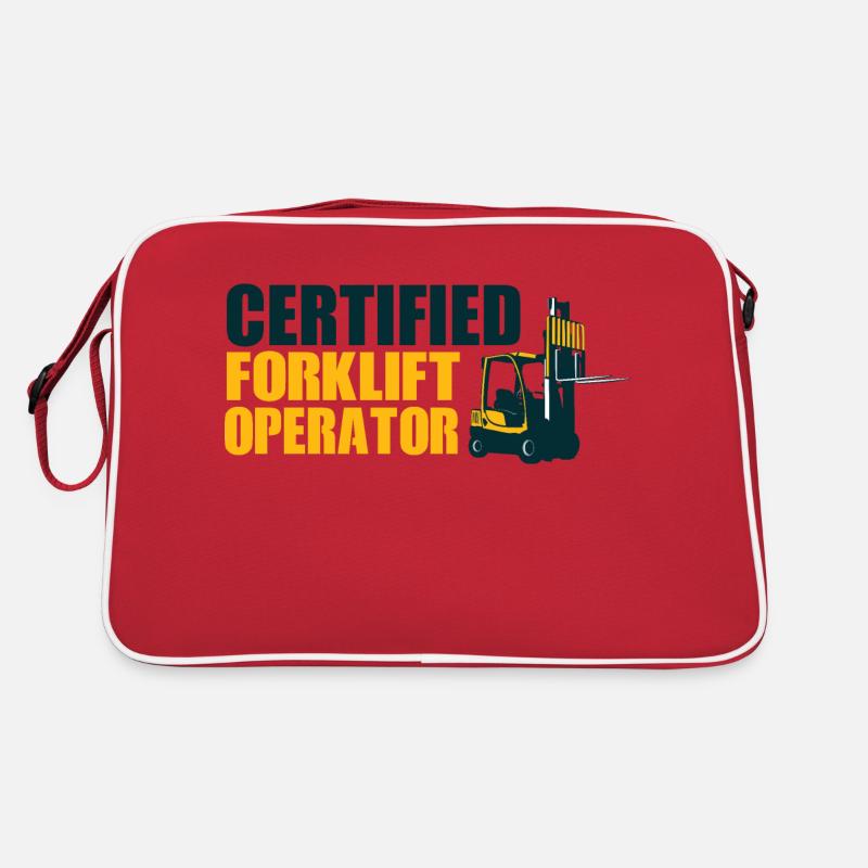 Certified forklift operator Retro Bag