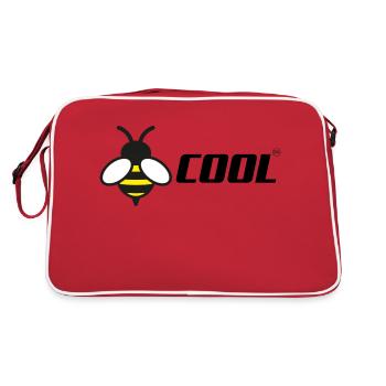 Bee Cool - Retro Tasche - Rot/Weiß - Hinten