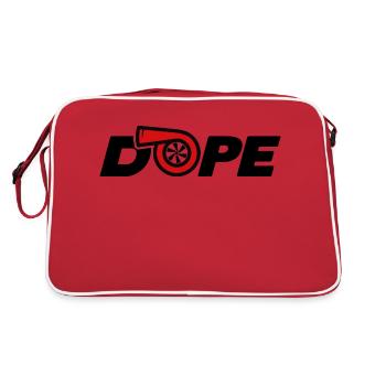 Turbo - Retro Tasche - Rot/Weiß - Hinten