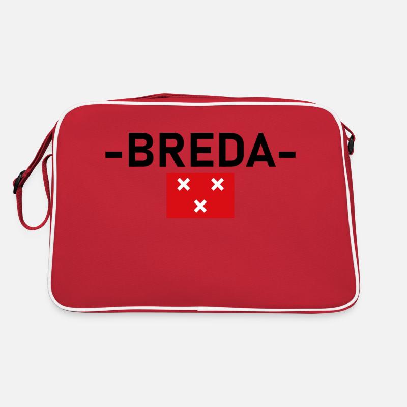 BREDA, Text mit Flagge Retro Tasche