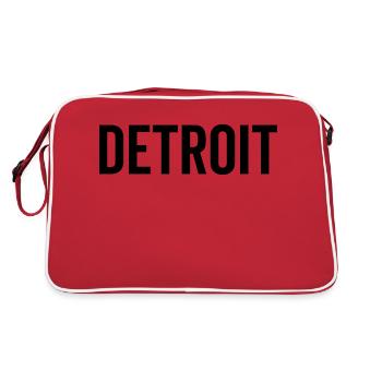Detroit - Retro Bag - red/white - Back