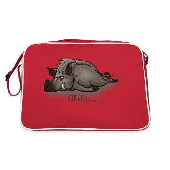 Boaring - Retro Bag - red/white - Back