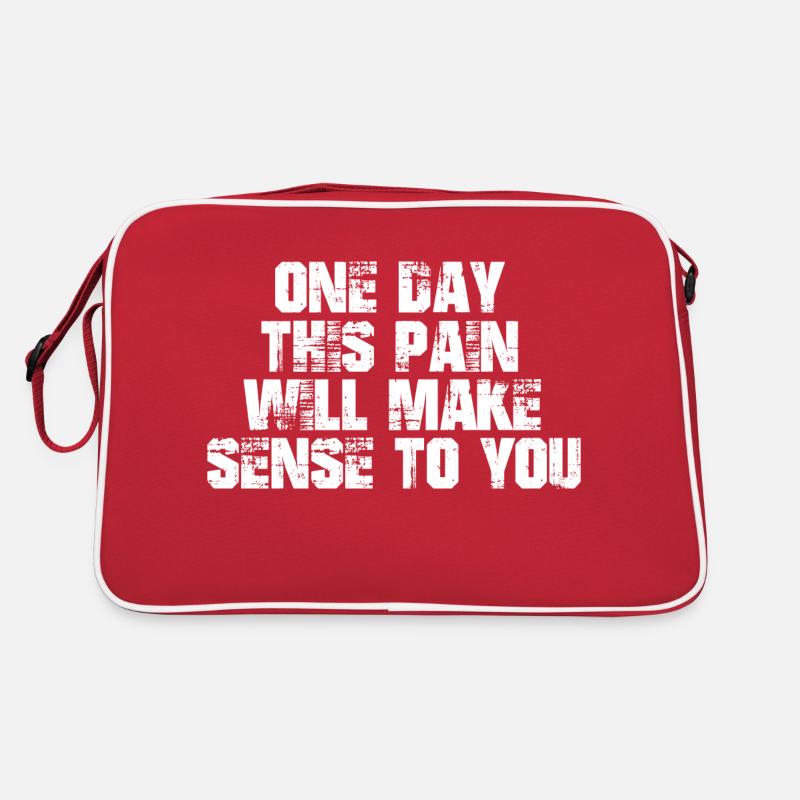 ONE DAY - Retro Bag - red/white