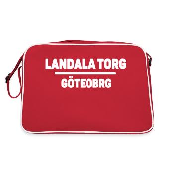 Place Landala - Sac Retro - rouge/blanc - Dos