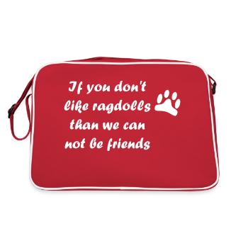 Ragdoll Dicton - Sac Retro - rouge/blanc - Dos