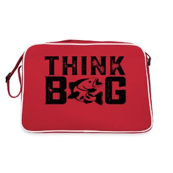 Think Big Angler Fishing - Retro Bag - red/white - Back