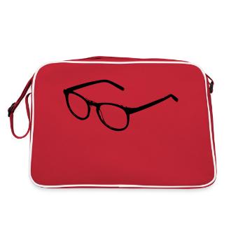 Lunettes - Image - Sac Retro - rouge/blanc - Dos