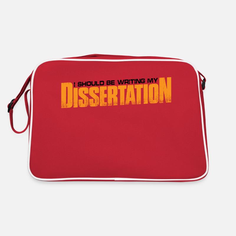 I Should Be Writing My Dissertation 10 Retro Tasche