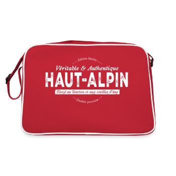 Haut-Alpin des hautes-Alpes - Sac Retro - rouge/blanc - Dos